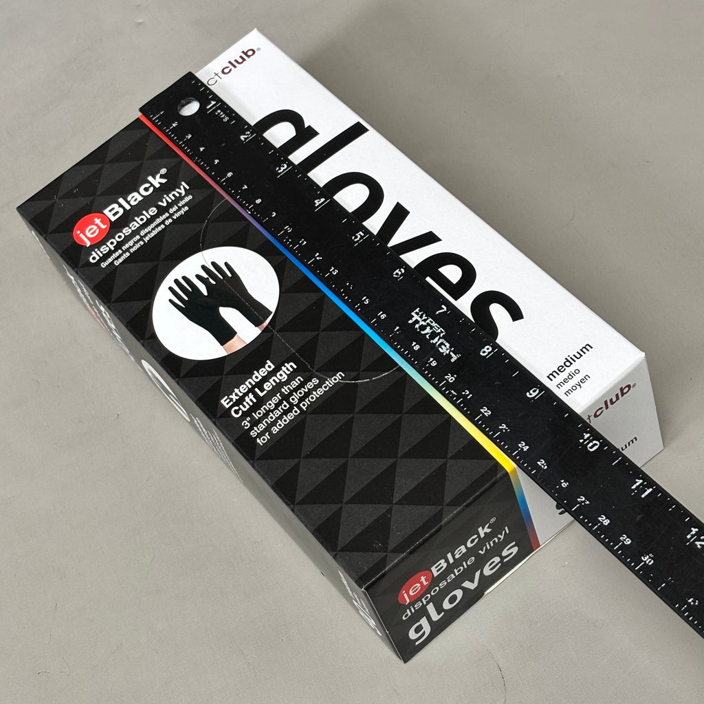 PRODUCT CLUB  (2 PACK, 90 GLOVES EACH) Disposable Vinyl Gloves Long Cuff Sz M