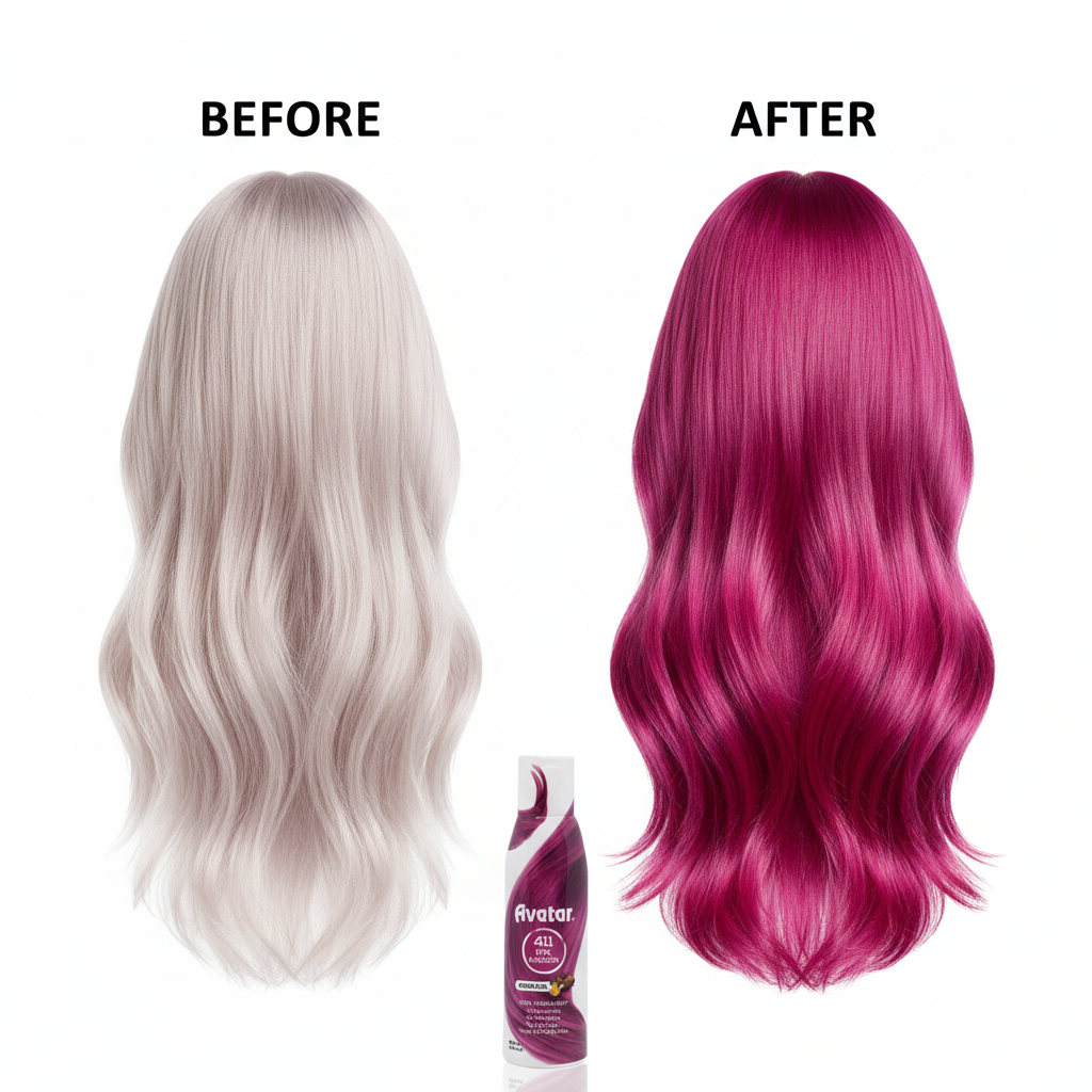 Avatar Luminous Semi-Permanent Hair Color 4.2Oz, 1 Count Healthy Hair Dye, Assorted Color