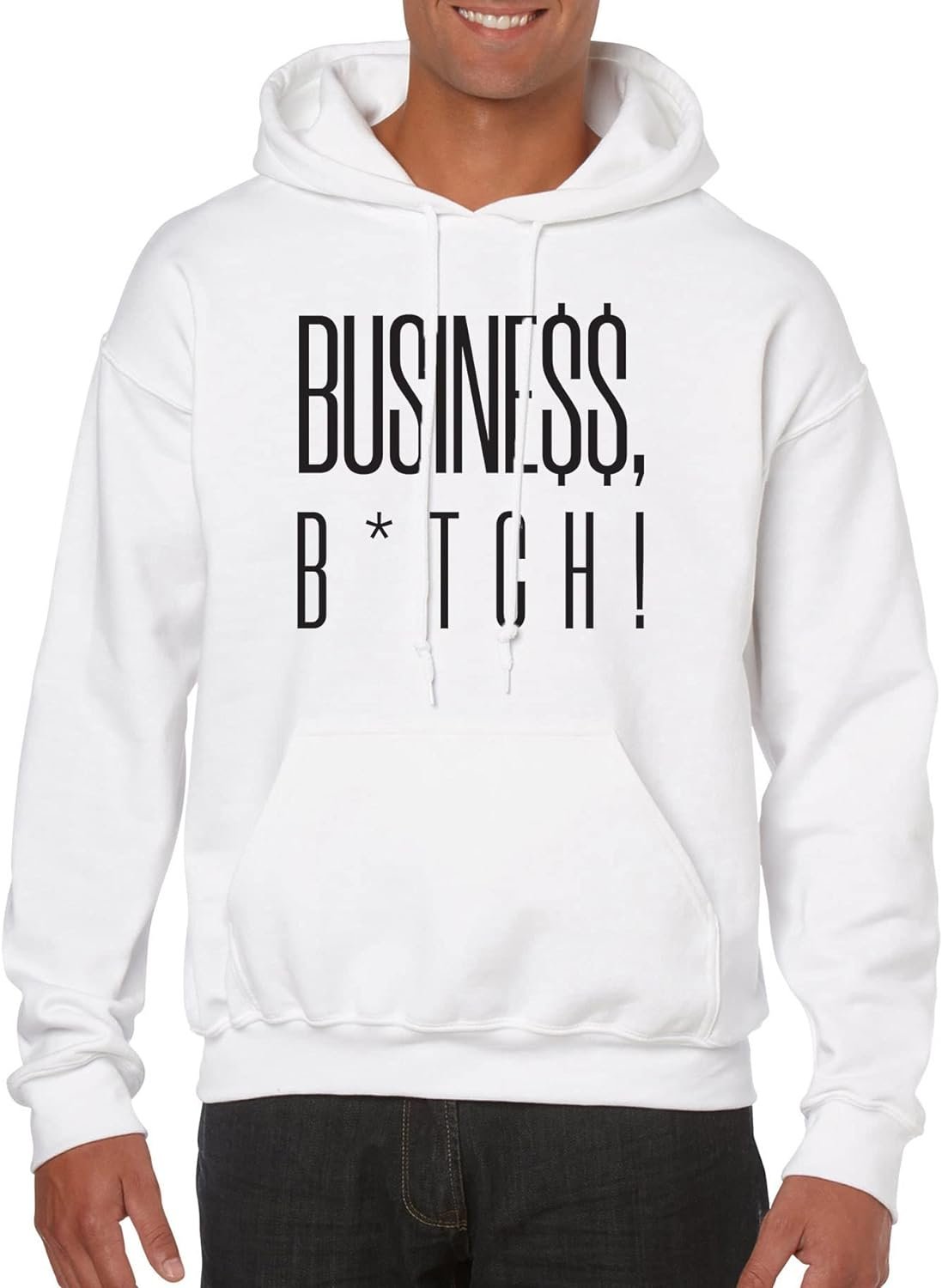 THE CEO Businessmen’s Hoodie (as1, alpha, one_size, regular, regular, White, Large)